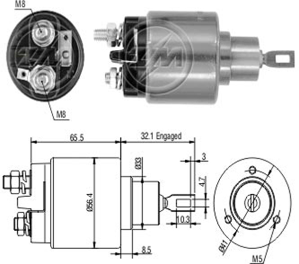 MARS OTOMATIGI 12V ALFA ROMEO ALFA 145 / FIAT DUNA / LADA SAMARA