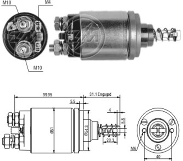 MARS OTOMATIGI 12V DEUTZ TRACTOR D8005 - 9005 - M90D 7L (KHD)