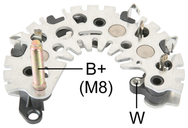 ALTERNATOR DIOT TABLASI FIAT BRAVA - MAREA - PALIO - DUCATO 121MM