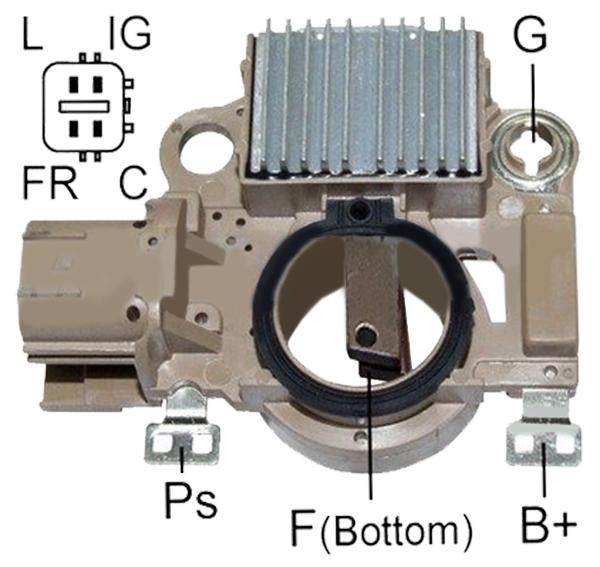 ALTERNATOR KONJEKTOR (URETIMDEN KALDIRILMISTIR) 12V 70 AMP HONDA CIVIC 1.4 - 1.6 - 1.7 - 1.8 - FR-V 1.7 (A5TA6991 - A5TA7