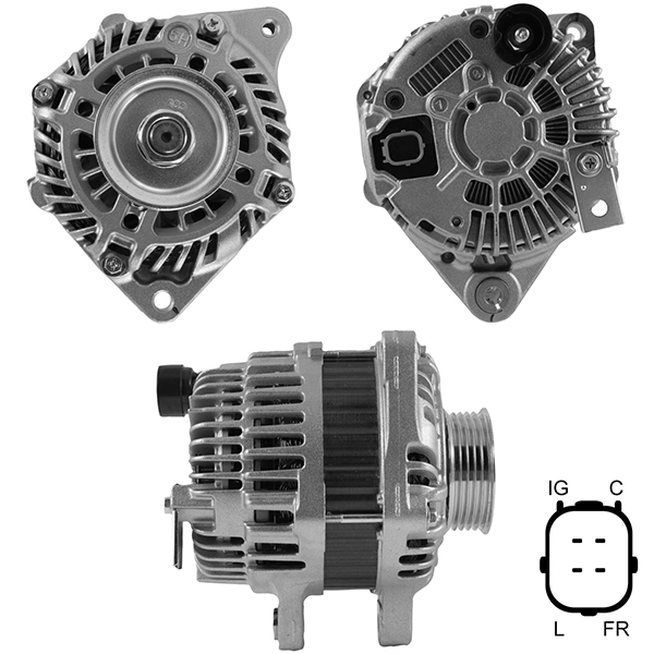 ALTERNATOR 12V 90 AMP HONDA CIVIC 1.4 - JAZZ 1.2 - 1.3 - 1.4 - 1.5