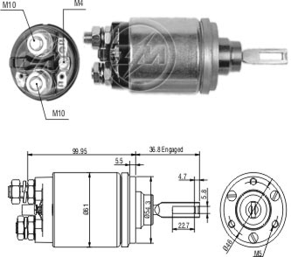 MARS OTOMATIGI 12V MERCEDES-BENZ / MAGIRUS / KHD DAR GOBEK FLANSLI (CBS-B705)