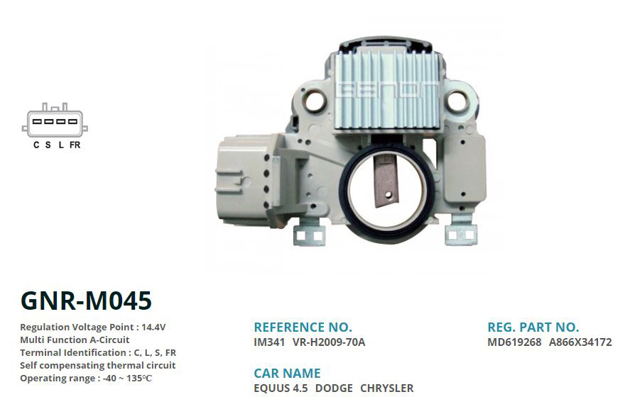 ALTERNATOR KONJEKTOR 12V MITSUBISHI CARISMA 2000-----> YENI MODEL (C, L, S, FR)