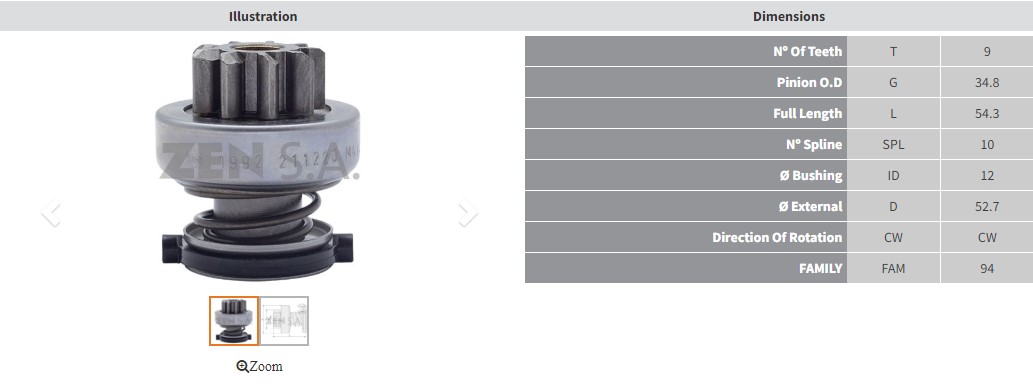 MARS DISLISI 9 DIS DETROIT / DEUTZ / JOHN DEERE / KHD / VM MOTOR