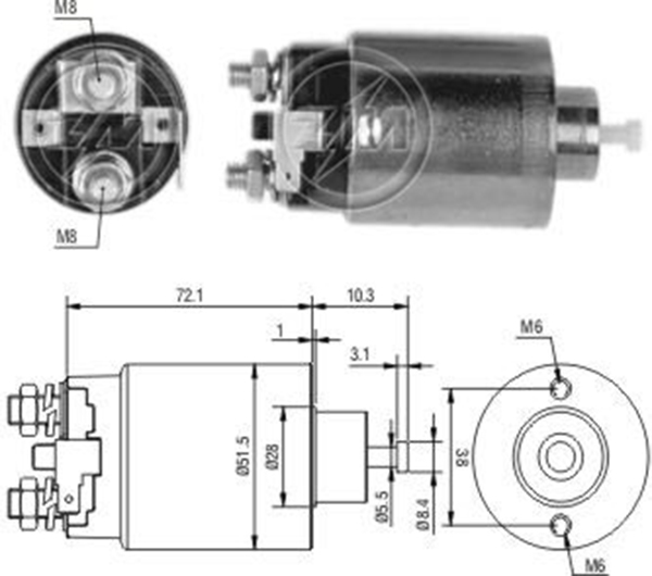 MARS OTOMATIGI 12V MITSUBISHI 1.6 AND 2.0 - DODGE - HYUNDAI - PLYMOUTH 1.4 AND 2.7 - SUZUKI SAMURAI