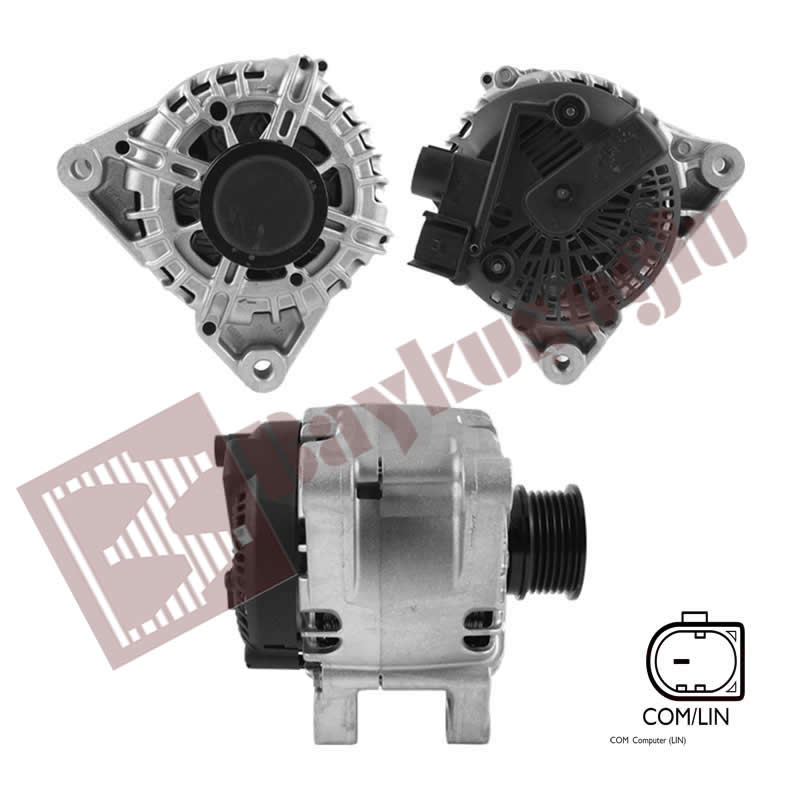 ALTERNATOR 12V 120 AMP FORD FOCUS - C MAX - TOURNEO COURIER 1.5 TDCI - 1.6 TDCI / VOLVO C 30 - V 50 1.6D (LIN)