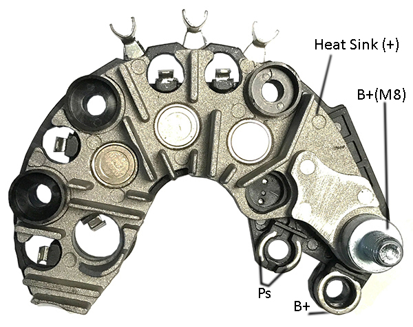 ALTERNATOR DIOT TABLASI AUDI A4 - A6 2001 ---> / VOLKSWAGEN PASSAT 1.9 2001 ---> - 2.0 TDI 2003 ---> / SKODA SUPER B 1.9 TDI