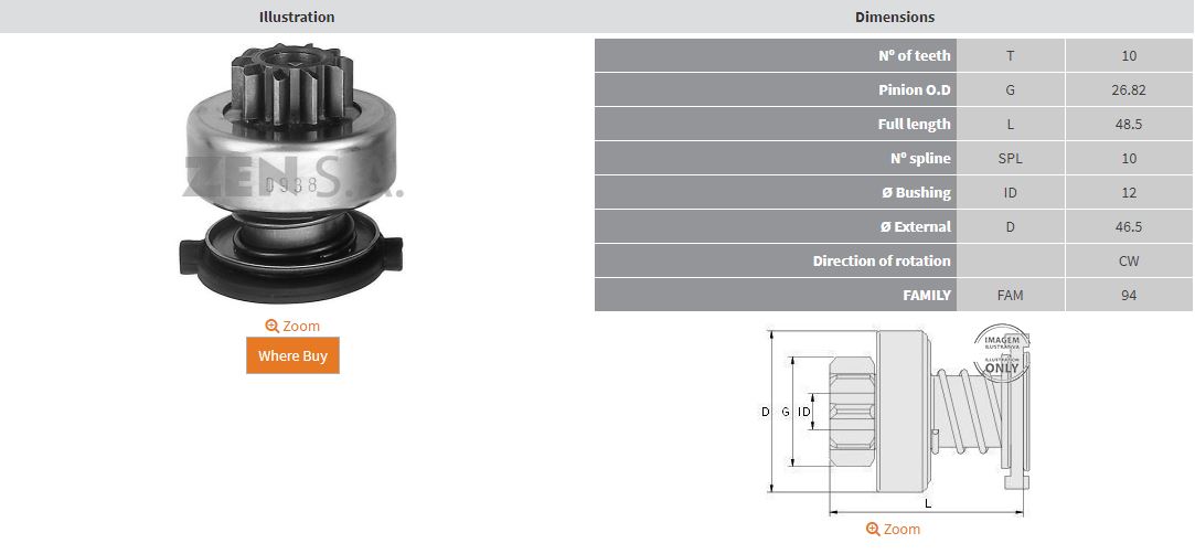 MARS DISLISI 10 DIS FORD FOCUS - FIESTA 1.4 - 1.6 - MONDEO - C-MAX 1.6 / VOLVO S40 - V50 1.6