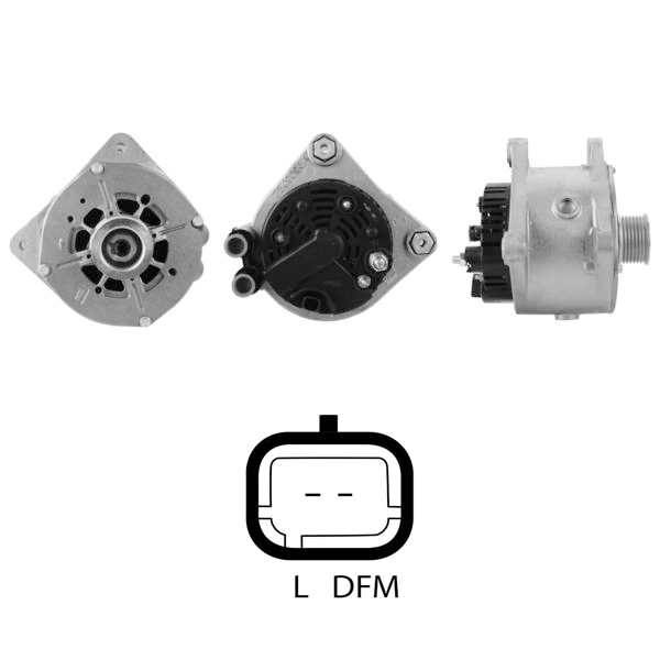 ALTERNATOR 12V 155 AMP RENAULT ESPACE - GRAND SCENIC - MEGANE - SCENIC 1.9 DCI (SG15L027)