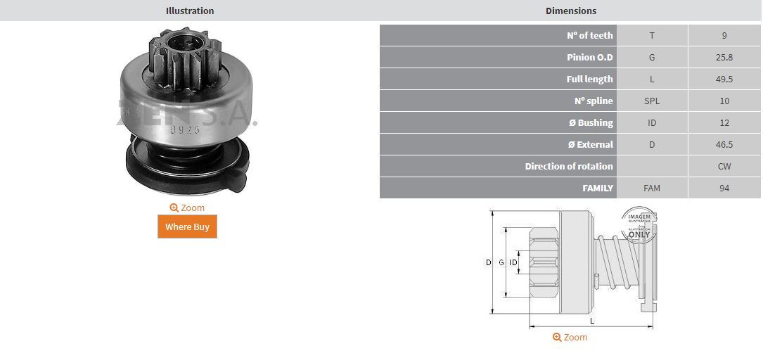 MARS DISLISI 9 DIS AUDI A4 1.6-1.8 / MERCEDES BENZ VITO - SPRINTER / VOLKSWAGEN GOLF 1.6