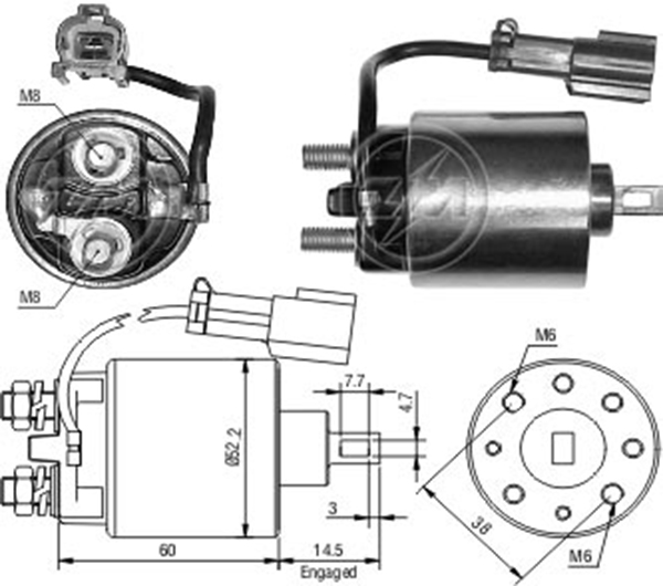 MARS OTOMATIGI 12V HONDA ACURA SLX / GM - ISUZU TROOPER - VEHICROSS