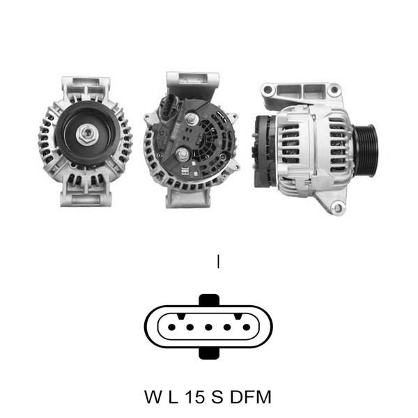 ALTERNATOR 24V 150 AMP DAF / TEMSA (0124655182)