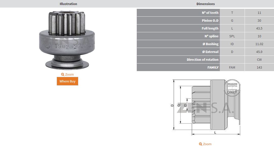 MARS DISLISI 11 DIS PEUGEOT 207 - 307 - PARTNER / CITROEN C4 - C5 1.6 HDI - NEMO 1.4 HDI