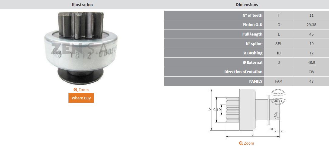 MARS DISLISI 11 DIS PEUGEOT PARTNER TEPEE - BIPPER - 107 - 207 - 307 - 5008 1.6 HDI MOTOR / CITROEN BERLINGO - C1