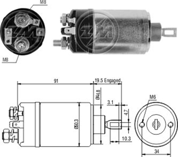 MARS OTOMATIGI 12V VOLVO 0 - 240 - 340 - 360 - 740 - 760 - 940 - 960