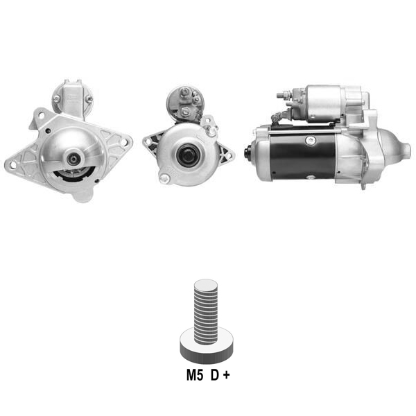 MARS MOTORU 12V 2,2 KW 12 DIS (CW) MERCEDES-BENZ X-CLASS / NISSAN NP300 NAVARA - X-TRAIL - NV400 / OPEL MOVANO B