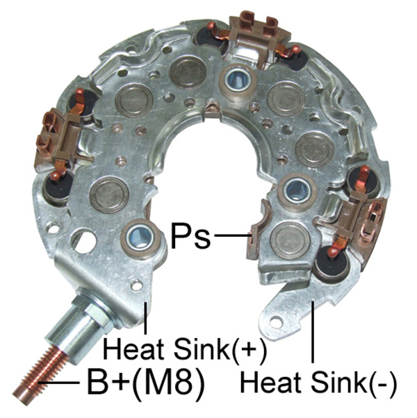 ALTERNATOR DIOT TABLASI FORD FOCUS - C-MAX / PEUGEOT 117MM