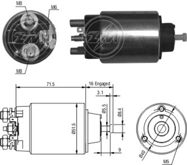 MARS OTOMATIGI 12V DAEWOO LANOS - LEGANZA - NUBIRA