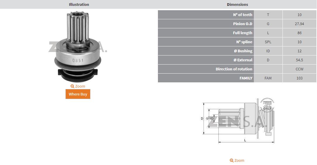 MARS DISLISI 10 DIS VOLKSWAGEN CARAVELLE - TRANSPORTER 2.4 DIZEL (CCW)