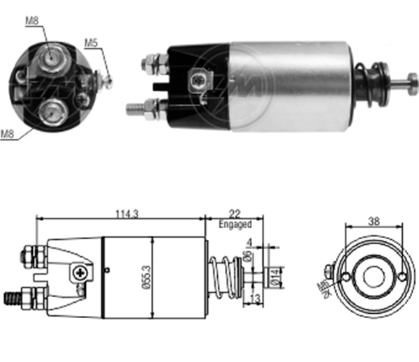 MARS OTOMATIGI 24V CATERPILLAR / MITSUBISHI FUSO CANTER (SS-1547)