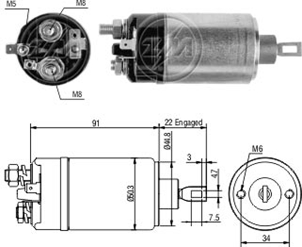 MARS OTOMATIGI 12V FORD / OPEL ESKI MODEL INCE GOVDE (CBS-B767)