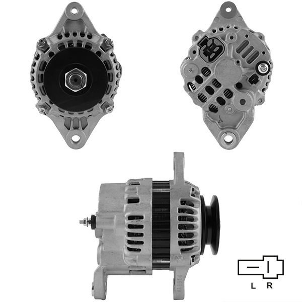 ALTERNATOR KOMURU (URETIMDEN KALDIRILMISTIR) 12V 55 AMP JOHN DEERE / KUBOTA