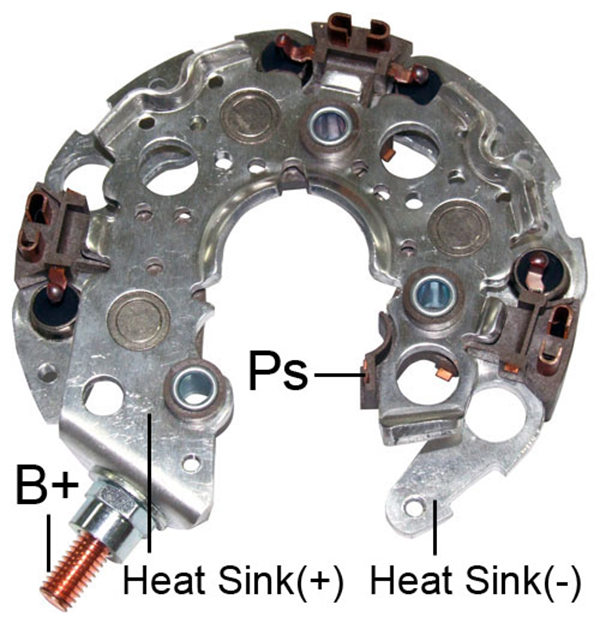 ALTERNATOR DIOT TABLASI FORD FOCUS C-MAX 1.6 TDCI - 2.0 TDCI / MAZDA 3 1.6 TDI / VOLVO C30 - S40 - V50 117MM