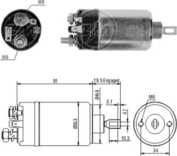 MARS OTOMATIGI 12V SEAT TOLEDO / VOLKSWAGEN JETTA - SYNCRO / ROVER