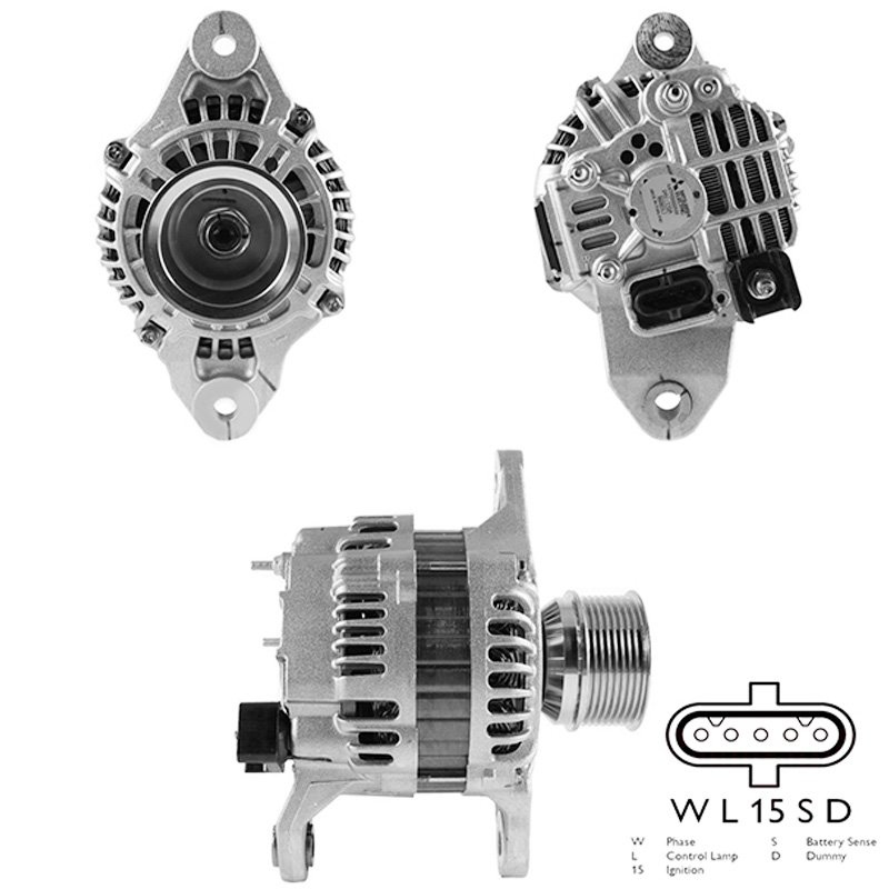 ALT. ALTERNATOR 24V 110 AMP RENAULT V.I. / VOLVO KAMYON