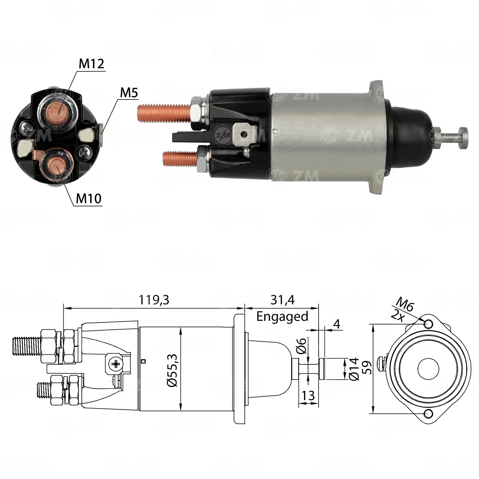 MARS OTOMATIGI 24V MERCEDES-BENZ AXOR (SMI-3898) (M9T20171)