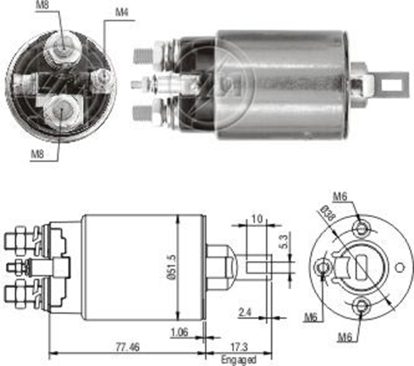 MARS OTOMATIGI 12V CHRYSLER - DODGE CHARGER - OMNI / CHRYSLER - PLYMOUTH HORIZON - TURISMO