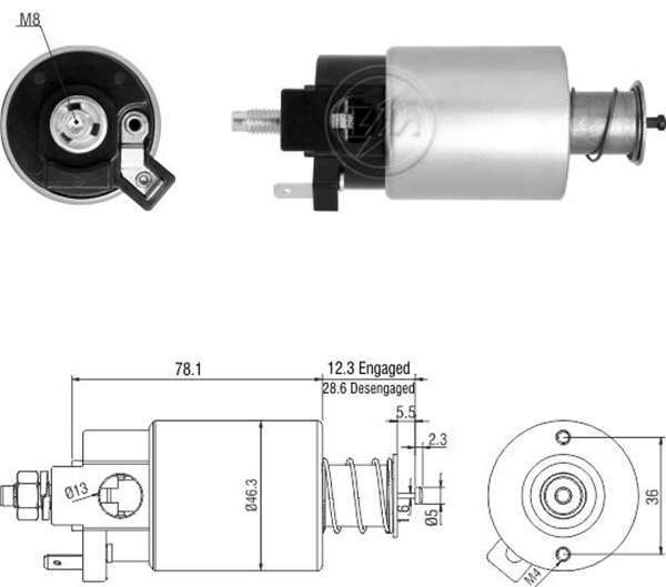 MARS OTOMATIGI 12V CHRYSLER - DODGE / JEEP CHEROKEE / RAM / VOLKSWAGEN ROUTAN