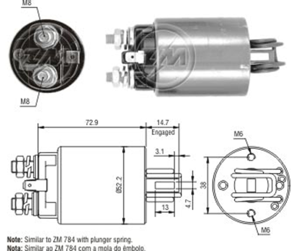 MARS OTOMATIGI 12V MASSEY FERGUSON TRACTOR / NISSAN 200 - 280 - 510 - 610 - 620 - 710 - BLUEBIRD - DATSUN - LAUREL