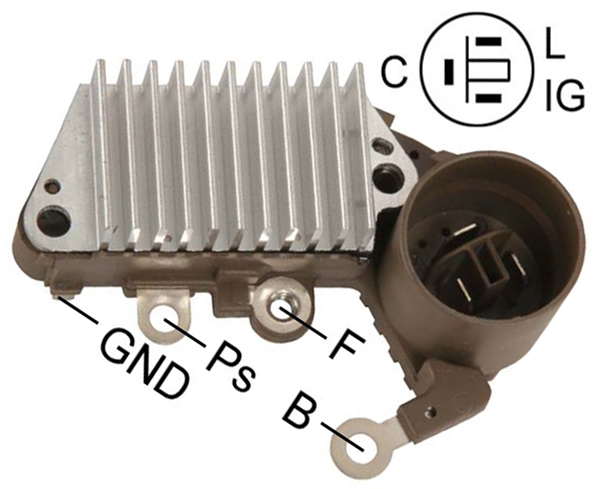 ALTERNATOR KONJEKTOR 12V CHEVROLET / SUZUKI 3 FIS 57,5MM