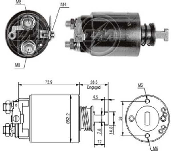 MARS OTOMATIGI 12V AUDI 80 - 90 / NISSAN LIFT TRUCKS