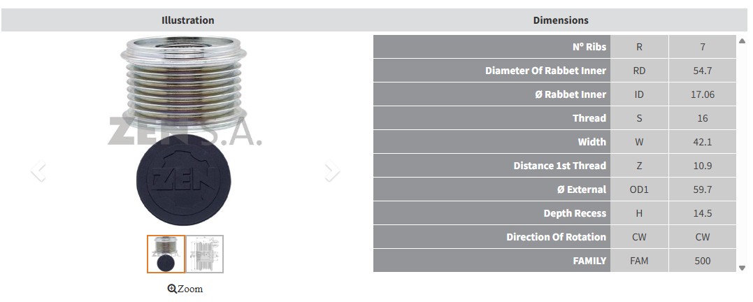 ALTERNATOR KASNAK FIAT DUCATO 2.3 JTD MULTIJET / IVECO DAILY 2.3 D (7 KANAL)