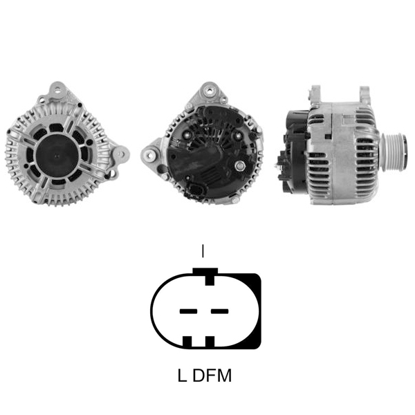 ALTERNATOR 12V 180 AMP AUDI A3 / SEAT EXEO / SKODA SUPERB / VOLKSWAGEN CRAFTER - PASSAT TDI-FSI-TFSI MOTOR (012