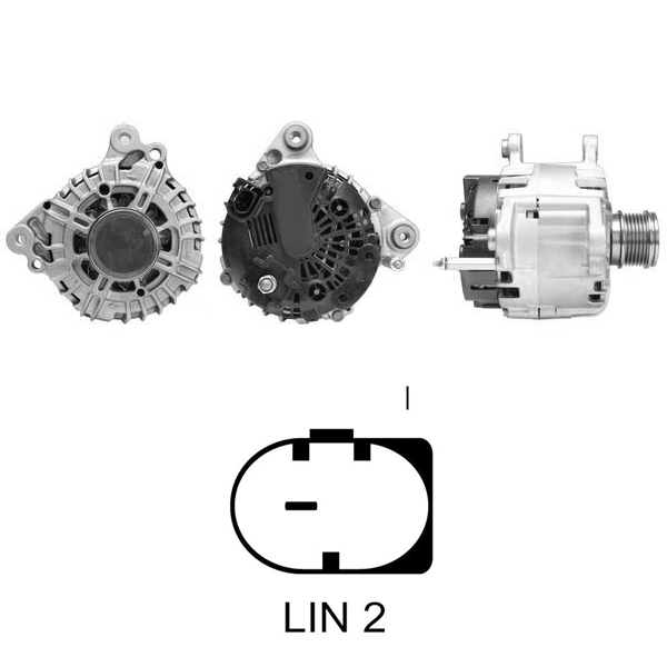 ALTERNATOR 12V 180 AMP AUDI A3 1.6 TDI / SEAT 1.6 - 2.0 TDI / SKODA 1.6 - 2.0 TDI / VOLKSWAGEN 1.6 - 2.0 TDI (F