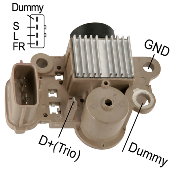 ALTERNATOR KONJEKTOR 12V HYUNDAI ELENTRA / SONATA 95 AMP ALT. (4 FIS)