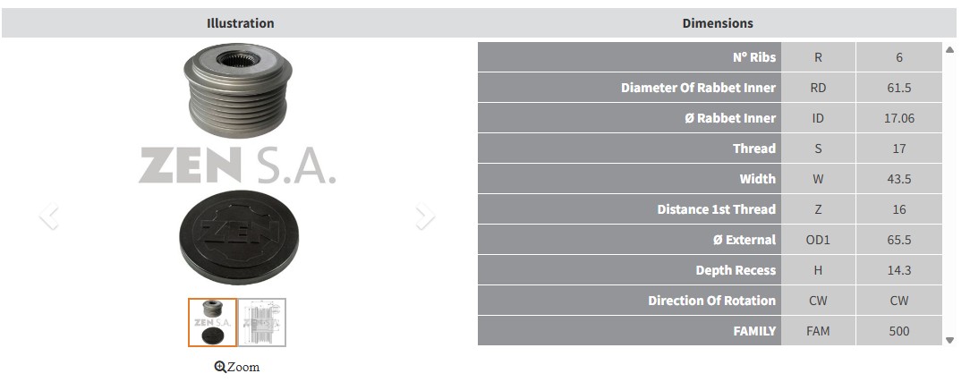 ALTERNATOR KASNAK ALFA ROMEO / FIAT BRAVA - STILO - PUNTO - MAREA - DOBLO 1.9 JTD / OPEL ASTRA - VECTRA 1.9 CDTI / SAA