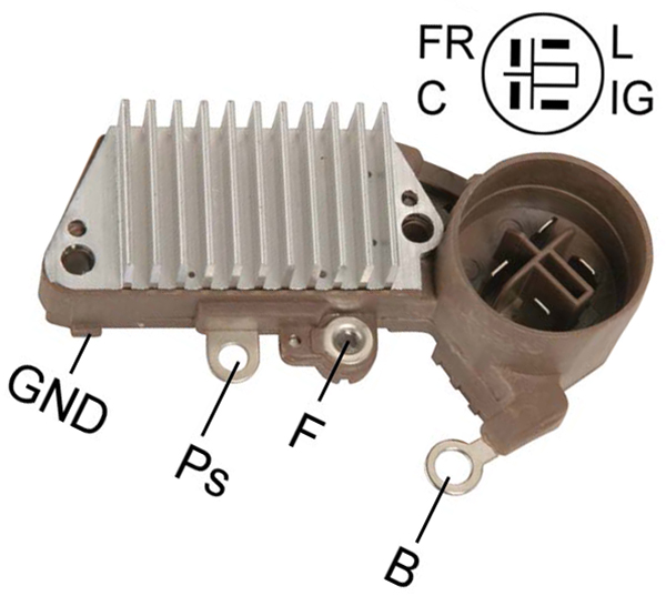 ALTERNATOR KONJEKTOR 12V 63,5 MM HONDA 4 FIS 63,5MM