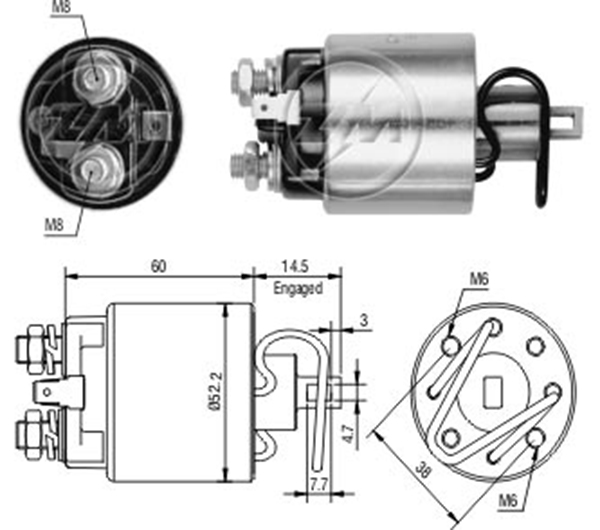 MARS OTOMATIGI 12V HONDA ACURA SLX / GM - ISUZU TROOPER - VEHICROSS (SHI-0717)