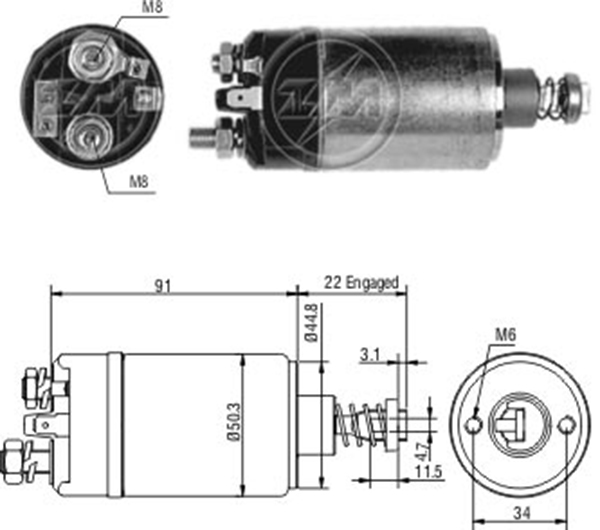 MARS OTOMATIGI 12V VOLVO 0 - 240 - 340 - 360 - 740 - 760 - 940 - 960