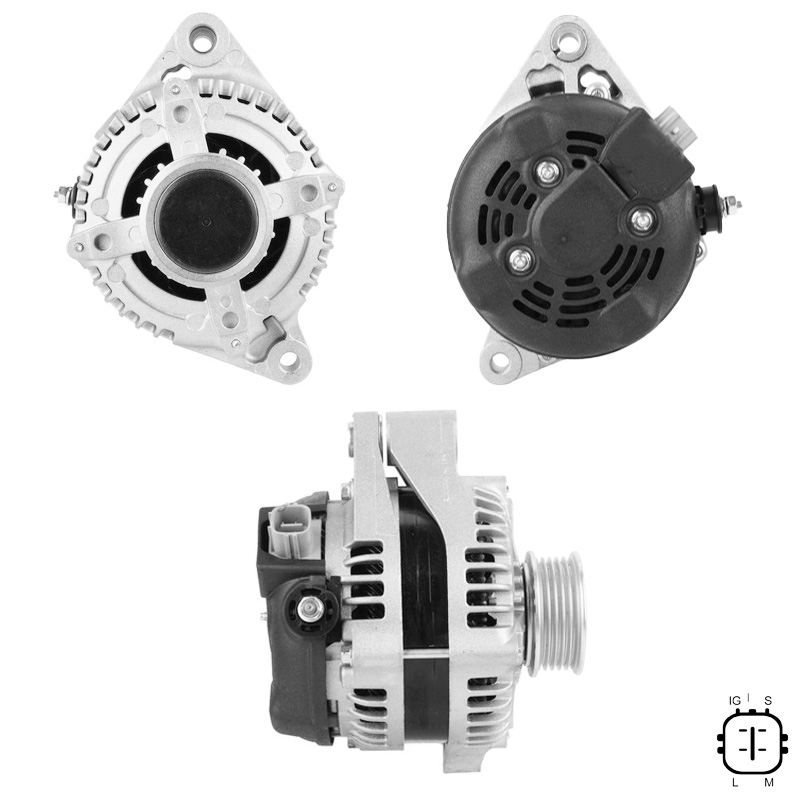 ALTERNATOR 12V 130 AMP TOYOTA AVENSIS - VERSO - COROLLA - RAV4 2.0 D-4D (JA1721IR - 1042103050)