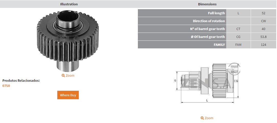 MARS DISLISI 52 DIS CHRYSLER (ZEN-0750 - ZEN-0816 - ZEN-0817 - ZEN-0818 - ZEN-0954)