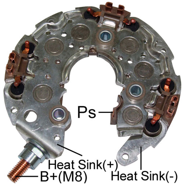 ALTERNATOR DIOT TABLASI FORD FOCUS KUGA / MAZDA 3 / VOLVO C30 - S40 1.6 - 2.0 DIESEL 12V 150AMP 117MM