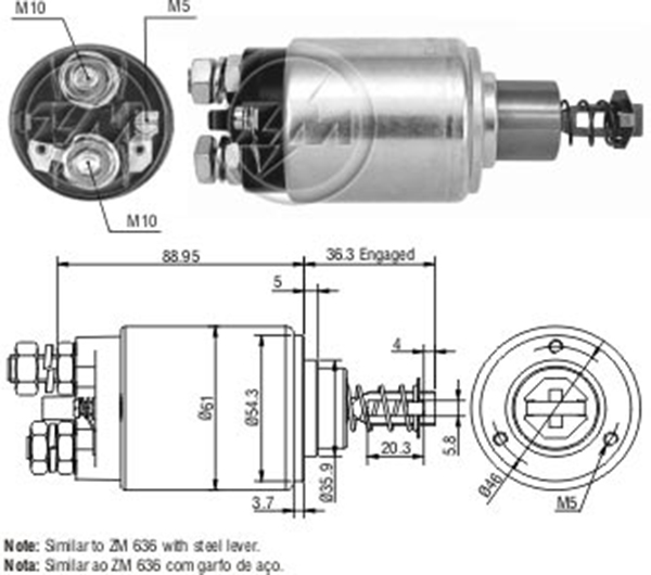 MARS OTOMATIGI 24V CASE / FIAT-IVECO / FIATALLIS / FORD / KOMATSU / MERCEDES-BENZ / VOLKSWAGEN / VOLVO