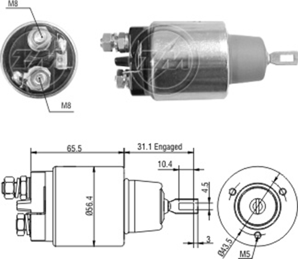 MARS OTOMATIGI 12V VOLVO 850 - S70 - S80 - V70