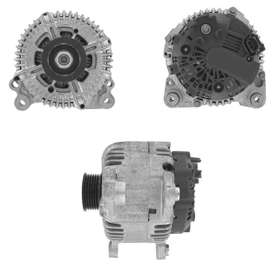 ALTERNATOR 12V 180 AMP AUDI A6 2.7 TDI-3.0 TDI - Q7 3.0 TDI / VOLKSWAGEN TOUAREG 3.0 TDI (COM)