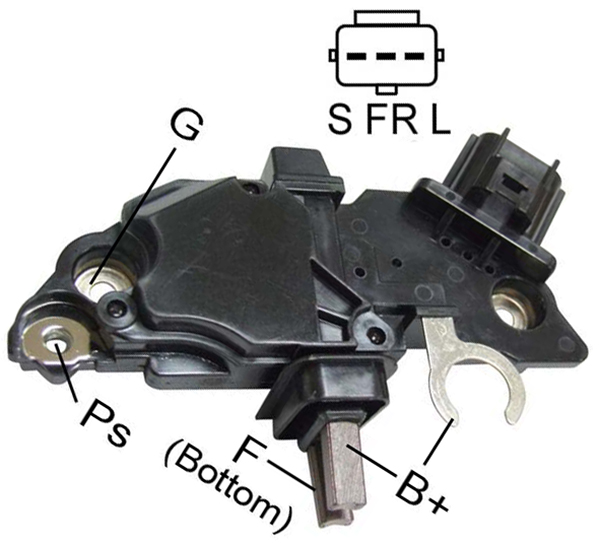 ALTERNATOR KONJEKTOR 12V FORD COURIER / FIESTA / KA 14MM